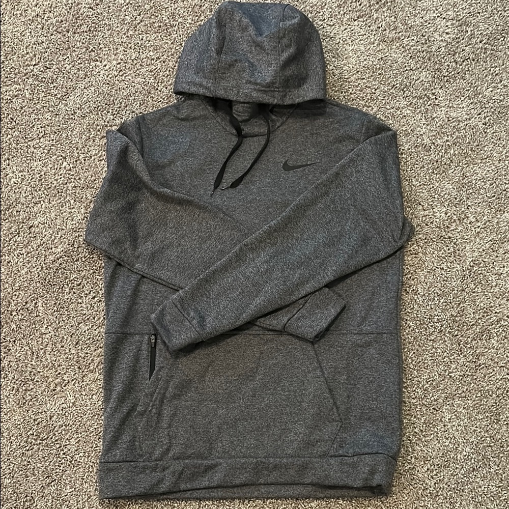 Nike Gray Sweatshirt Classic Pullover Hoodie